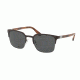 Prada PR61SS Single Vision Prescription Sunglasses PR61SS-USF1A1-52 - Lens Diameter 52 mm, Frame Color Brown/gummetal