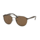 Prada PR62TS Sunglasses LAH9L1-54 - Matte Brown/Gunmetal Frame, Brown Lenses