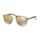 Prada PR62TS Sunglasses VIX6O0-54 - Matte Light Brown/silver Frame, Lt Brown Mirror Gold Gradient Lenses