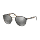 Prada PR62TS Sunglasses 1AB7W1-54 - Black/pale Gold Frame, Grey Mirror Silver Lenses