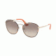 Prada PR63TS Bifocal Prescription Sunglasses PR63TS-2AU3D0-55 - Lens Diameter 55 mm, Frame Color Havana