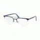 Prada PR63UV Prescription Eyeglasses, 52mm, Matte Blue/Matte Gunmetal, PR63UV-LFE1O1-52-SV