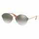 Prada PR64TS Bifocal Prescription Sunglasses PR64TS-1BC4S1-66 - Lens Diameter 66 mm, Frame Color Silver