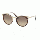 Prada PR66TS Single Vision Prescription Sunglasses PR66TS-2AU3D0-54 - Lens Diameter 54 mm, Frame Color Havana