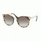 Prada PR66TS Single Vision Prescription Sunglasses PR66TS-7S00A7-54 - Lens Diameter 54 mm, Frame Color Medium Havana
