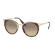 Prada PR66TSF Single Vision Prescription Sunglasses PR66TSF-2AU3D0-54 - Lens Diameter 54 mm, Frame Color Havana