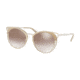 Prada PR66TSF Single Vision Prescription Sunglasses PR66TSF-LKA4O0-54 - Lens Diameter 54 mm, Frame Color Striped Beige