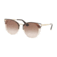 Prada PR66TSF Single Vision Prescription Sunglasses PR66TSF-LMN0A6-54 - Lens Diameter 54 mm, Frame Color Striped Brown