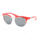 Prada PR68OS Progressive Prescription Sunglasses PR68OS-1BC1B0-49 - Lens Diameter 49 mm, Frame Color Steel-coral/mat Coral