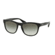 PRADA LOGO PR14RS Single Vision Prescription Sunglasses PR14RS-1AB0A7-57 - Lens Diameter 57 mm, Frame Color Black