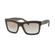 PRADA LOGO PR25QS Single Vision Prescription Sunglasses PR25QS-TFV3E0-56 - Lens Diameter 56 mm, Frame Color Matte Opal Beige/matte Beige
