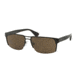 PRADA LOGO PR52RS Sunglasses LAH8C1-60 - Matte Brown Frame, Brown Lenses