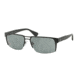 PRADA LOGO PR52RS Sunglasses TKM3C2-60 - Matte Grey Frame, Dark Grey Lenses