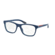 Prada PS01FV Progressive Prescription Eyeglasses TIO1O1-53 - Top Blu/azure/violet Frame