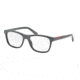 Prada PS01FV Progressive Prescription Eyeglasses TIQ1O1-53 - Matte Grey Frame