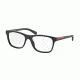 Prada PS01FVA Bifocal Prescription Eyeglasses 1BO1O1-55 - Matte Black Frame