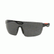 Prada PS01QS Sunglasses DG01A1-38 - Matte Black Frame, Grey Lenses