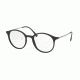 Prada PS02IV Single Vision Prescription Eyeglasses DG01O1-49 - Black Rubber Frame