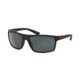 Prada PS02QS Progressive Prescription Sunglasses PS02QS-DG05Z1-62 - Lens Diameter 62 mm, Frame Color Black Rubber