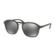 Prada PS02SS Progressive Prescription Sunglasses PS02SS-TFZ7W1-55 - Lens Diameter 55 mm, Frame Color Grey Rubber