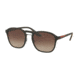 Prada PS02SS Progressive Prescription Sunglasses PS02SS-U616S1-55 - Lens Diameter 55 mm, Frame Color Havana Rubber