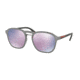 Prada PS02SS Progressive Prescription Sunglasses PS02SS-VHD5T0-55 - Lens Diameter 55 mm, Frame Color Opal Grey Rubber