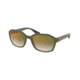 Prada PS02VS Sunglasses 578743-57 - , Blue Grad Green Mirror Red Lenses