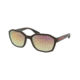 Prada PS02VS Sunglasses VYY739-57 - , Green Grad Brown Mirror Pink Lenses