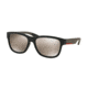 Prada PS03QSF Progressive Prescription Sunglasses, 59mm, Black Rubber, PS03QSF-DG01C0-59-PRO