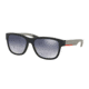 Prada PS03QSF Progressive Prescription Sunglasses, 59mm, Blue Rubber, PS03QSF-UR73A0-59-PRO