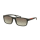 Prada PS03RS Bifocal Prescription Sunglasses PS03RS-DG00A7-56 - Lens Diameter 56 mm, Frame Color Black Rubber