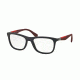Prada PS04FV Progressive Prescription Eyeglasses UBX1O1-55 - Shot Grey Rubber Frame