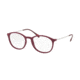 Prada PS04HV Single Vision Prescription Eyeglasses VYX1O1-51 - Bordeaux Rubber Frame
