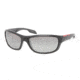 Prada PS04NS Progressive Prescription Sunglasses PS04NS-1AB4S1-6517 - Lens Diameter 65 mm, Frame Color Black Gray Gradient