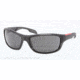 Prada PS04NS Progressive Prescription Sunglasses PS04NS-1BO1A1-65 - Lens Diameter 65 mm, Frame Color Matte Black+black Rubb.