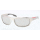 Prada PS04NS Progressive Prescription Sunglasses PS04NS-DHA2B0-65 - Lens Diameter 65 mm, Frame Color Chrome