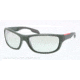Prada PS04NS Progressive Prescription Sunglasses PS04NS-DHC2C0-65 - Lens Diameter 65 mm, Frame Color Green