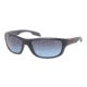 Prada PS04NS Progressive Prescription Sunglasses PS04NS-MAB5I1-6517 - Lens Diameter 65 mm, Frame Color Baltic Blue