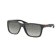 Prada PS04OS Bifocal Prescription Sunglasses PS04OS-OAS3M1-59 - Lens Diameter 59 mm, Frame Color Dark Gray