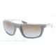 Prada PS04PS Progressive Prescription Sunglasses PS04PS-SL96E1-62 - Lens Diameter 62 mm, Frame Color Grey Demi Shiny