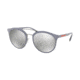 Prada PS04RS Progressive Prescription Sunglasses PS04RS-K3E2B0-54 - Lens Diameter 54 mm, Frame Color Grey Rubber