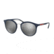 Prada PS04RS Progressive Prescription Sunglasses PS04RS-TFY7W1-54 - Lens Diameter 54 mm, Frame Color Blue Rubber