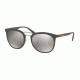 Prada PS04SS Single Vision Prescription Sunglasses PS04SS-UB05K0-54 - Lens Diameter 54 mm, Frame Color Brown Rubber