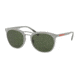Prada PS04SS Single Vision Prescription Sunglasses PS04SS-VHH1I0-54 - Lens Diameter 54 mm, Frame Color Grey Rubber