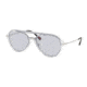 Prada PS04TS Sunglasses SQK3F2-57 - Crystal Frame, Lilac Lenses