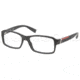 Prada PS05CV Bifocal Prescription Eyeglasses 1BO1O1-5417 - Matte Black Frame