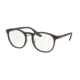 Prada PS05HV Progressive Prescription Eyeglasses US11O1-51 - Havana Rubber Frame