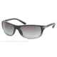 Prada PS05MS Sunglasses GAI3M1-64 - Black/black Transparent Frame, Gray Gradient Lenses