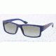 Prada PS05OS Single Vision Prescription Sunglasses PS05OS-OAI3M1-59 - Lens Diameter 59 mm, Lens Diameter 59 mm, Frame Color Blue