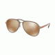 Prada PS05RS Progressive Prescription Sunglasses PS05RS-CCHHD0-58 - Lens Diameter 58 mm, Frame Color Brown Rubber